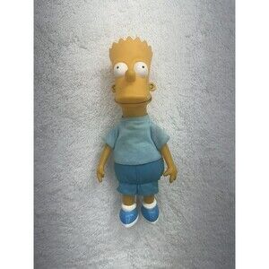 The Simpsons Bart Simpson Dan Dee 11" Vinyl Plush Doll Toy Vintage Matt Groening